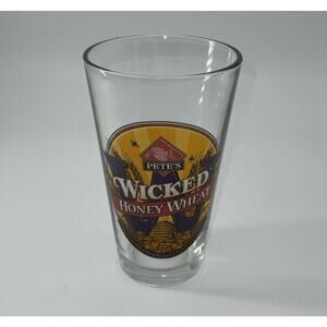 Pete's Wicked Pint Beer Glasses ~ Honey Wheat